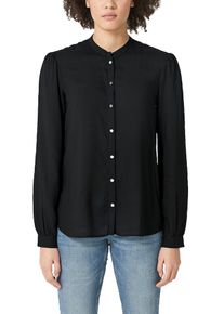 Q/S Designed By, Damen Bluse, Schwarz