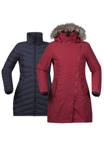 Bergans, Damen Mantel 'Sagene', Navy / Rot