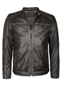 Mustang, Herren Lederjacke 'Dikson', Schwarz