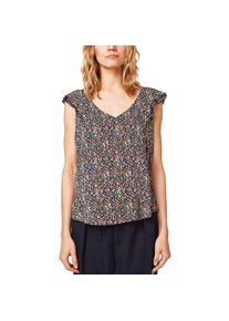 EDC by Esprit, Damen Bluse, Dunkelblau / Mischfarben