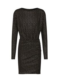 mint&berry Mint&berry, Damen Kleid 'long sleeved body con', Gold / Schwarz