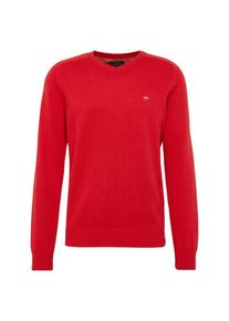 Fynch-Hatton, Herren Pullover 'V-Neck', Rot