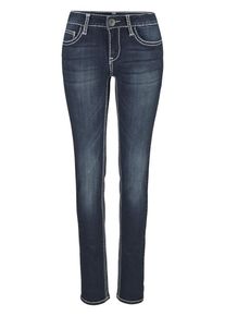 Arizona, Damen Röhrenjeans, Blue Denim