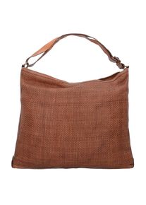 Campomaggi, Damen Prestige Edera Shopper Tasche Leder 45 cm, Cognac