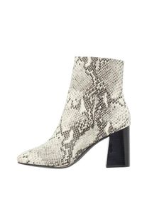 Bianco, Damen Stiefeletten 'Brita', Ecru / Schwarzmeliert