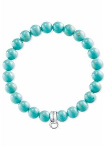 Thomas Sabo, Damen Charm-Armband 'T&uuml;rkis, X0213-404-17', T&uuml;rkis / Silber