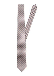 Seidensticker, Herren Krawatte 'Schwarze Rose', Blau / Orange