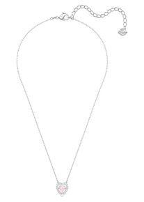 Swarovski, Damen Kette 'Sparkling, 5465284', Pastellpink / Silber / Transparent