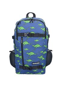 Chiemsee, Damen Rucksack, Blau / Neongr&uuml;n
