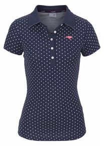 Kangaroos, Damen Poloshirt, Marine / Weiß