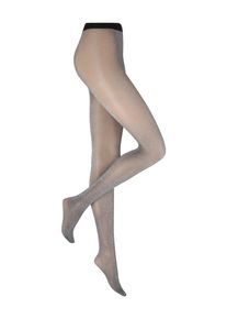 Falke, Damen Strumpfhose 'Glare TI', Schwarz / Silber