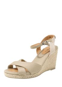 Pepe Jeans, Damen Wedge-Sandale 'Shark', Beige