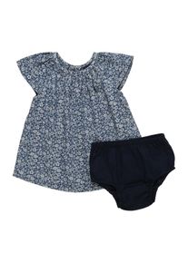 GAP, Mädchen Kleid 'FLORAL', Blue Denim