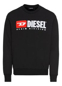 Diesel, Herren Sweatshirt, Rot / Schwarz / Weiß
