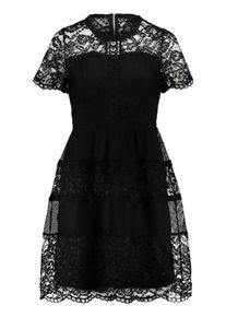Cartoon, Damen Kleid, Schwarz