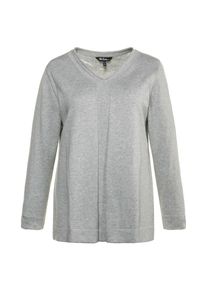 Ulla Popken, Damen Pullover, Grau