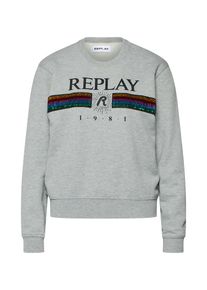 Replay, Damen Sweatshirt, Grau