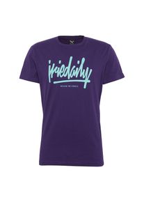 Iriedaily, Herren T-Shirt 'Tagg Ahead', Mint / Lila