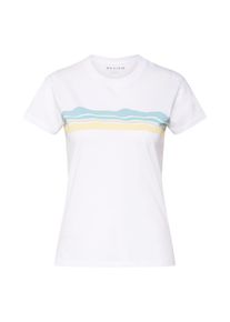 Review, Damen Shirt 'T WAVE STRIPE', Rauchblau / Gelb / Wei&szlig;