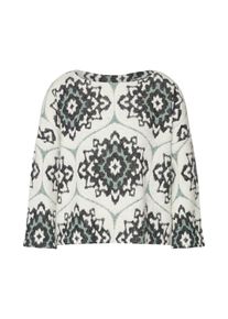 Only, Damen Pullover 'INDIA', Schwarz / Wei&szlig;