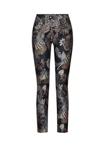 PLEASE, Damen Hosen 'trousers', Beige / Schwarz