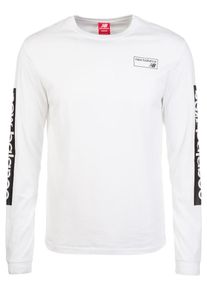 New Balance, Herren Longsleeve 'Athletics', Schwarz / Weiß