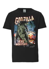 logoshirt, Herren T-Shirt Godzilla - King Of The Monsters, Schwarz