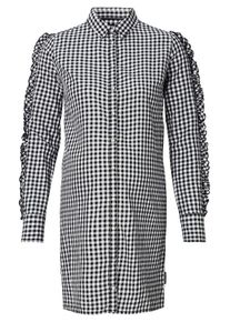 Supermom, Damen Kleid 'Check', Schwarz / Weiß