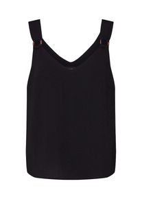 New Look, Damen Top 'HAROLD HORN BUCKLE CAMI', Schwarz