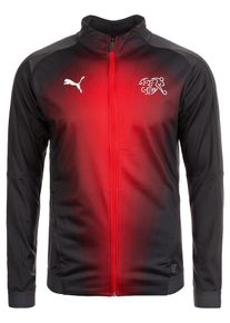 Puma, Herren Jacke 'Schweiz Stadium', Schwarz
