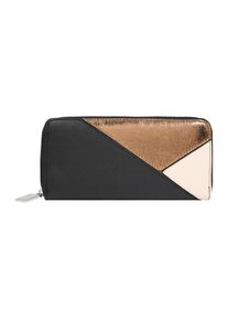 comma, Damen Portemonnaie, Creme / Gold / Schwarz