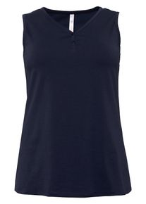 sheego Casual, Damen Tanktop, Ultramarinblau