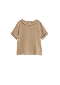 Mango, Damen Bluse 'Dos', Sand