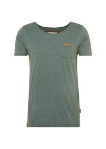 Naketano, Herren T-Shirt 'Fashionopfa I', Dunkelgrün