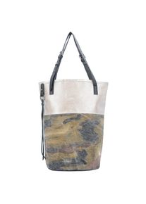 FREDsBRUDER, Damen Schultertasche 'Roadtrip', Khaki / Schwarz / Silber