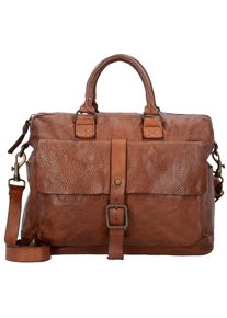 Campomaggi, Herren 'Garofano' Businesstasche Leder 37 cm, Cognac
