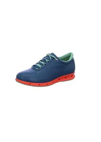 Ecco, Damen Schnürschuhe, Blau / Türkis / Rot