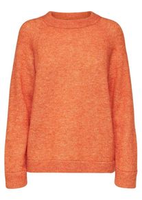 Selected Femme, Damen Strickpullover, Dunkelorange