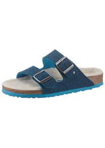 Birkenstock, Damen Pantolette 'Arizona', Navy / Wei&szlig;