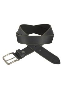 Timberland, Herren Ledergürtel, Dunkelgrau / Schwarz