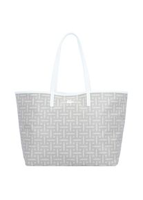 Lacoste, Damen Tasche 'Croisiere', Hellgrau / Weiß