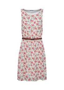 ABOUT YOU, Damen Kleid 'Katharina', Grün / Rosa / Weiß