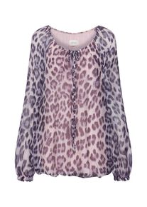 Cartoon, Damen Bluse, Creme / Aubergine / Helllila