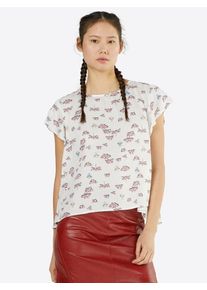 Risy&Jerfs RISY&JERFS, Damen Bluse 'Moskau', Rot / Wei&szlig;