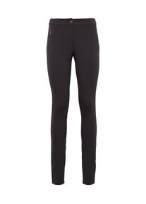 Tom Tailor, Damen Hose 'zipped ponte TREGGINGS', Dunkelgrau