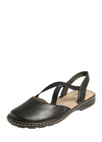 Rieker, Damen Riemchenballerina, Schwarz