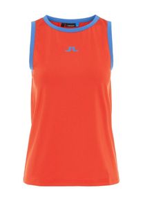 J. Lindeberg J.Lindeberg, Damen Tanktop 'Ally', Royalblau / Orangerot