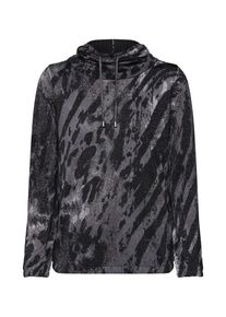 monari, Damen Pullover, Graumeliert / Schwarz