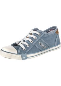 Mustang, Damen Sneaker, Blue Denim / Wei&szlig;