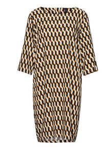 soyaconcept, Damen Kleid 'SC-NARI 2', Gelb / Mischfarben